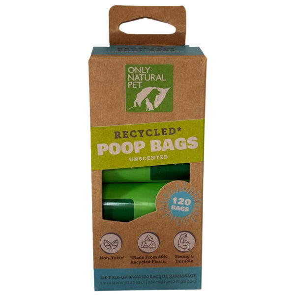 Bolsas Biodegradables para Heces Caninas – Only Natural Pet (120 unidades)
